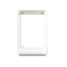 Pizarra blanca rocada skinmatt proyeccion mate lacada magnetica 100x150 cm