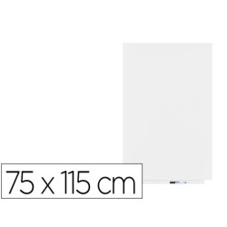 Pizarra blanca rocada skinmatt proyeccion mate lacada magnetica 75x115 cm
