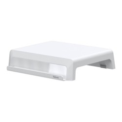 Soporte fellowes para monitor breyta 3 ajustes de altura hasta 30 kg 100% reciclable 350x300x80/118/155 mm blanco