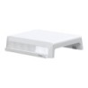 Soporte fellowes para monitor breyta 3 ajustes de altura hasta 30 kg 100% reciclable 350x300x80/118/155 mm blanco