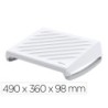 Reposapies fellowes breyta 3 ajustes de altura 100% reciclable 490x360x98 mm color blanco