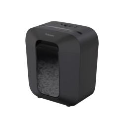 Destructora de documentos fellowes lx25 capacidad 6h seguridad p4 grapas clips y tarjetas papelera 11,5 l