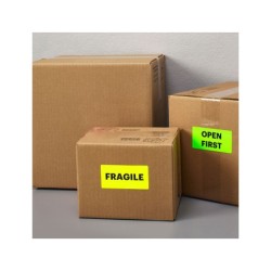 Etiqueta adhesiva tico amarill o fluorescentes permanente fsclaser/inkjet/fotocopia 200x142mm caja de 140 unidades