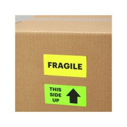 Etiqueta adhesiva tico amarill o fluorescentes permanente fsclaser/inkjet/fotocopia 99,1x34mm caja de 1120 unidades