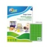 Etiqueta adhesiva tico verde f luorescentes permanente fsc laser/inkjet/fotocopia 47,5x25,5 mmcaja de 3080 unidades