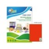Etiqueta adhesiva tico rojo fl uorescentes permanente fsc laser/inkjet/fotocopia 210x297 mmcaja de 70 unidades
