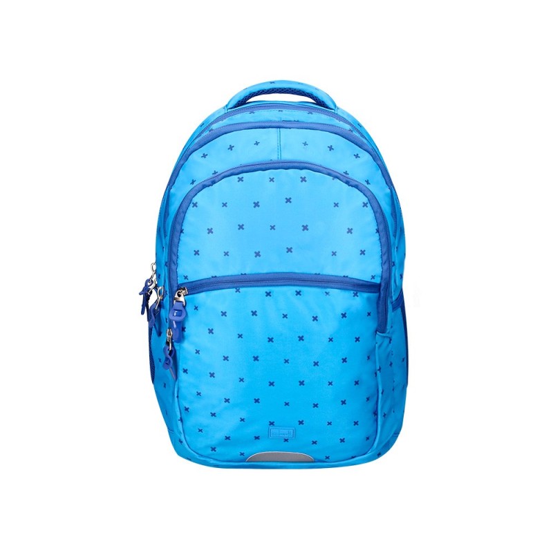 Cartera escolar liderpapel moc hila multibolsillo diseño azul 450x145x300 mm Cartera escolar liderpapel moc hila multibolsillo diseño azul 450x145x300 mm