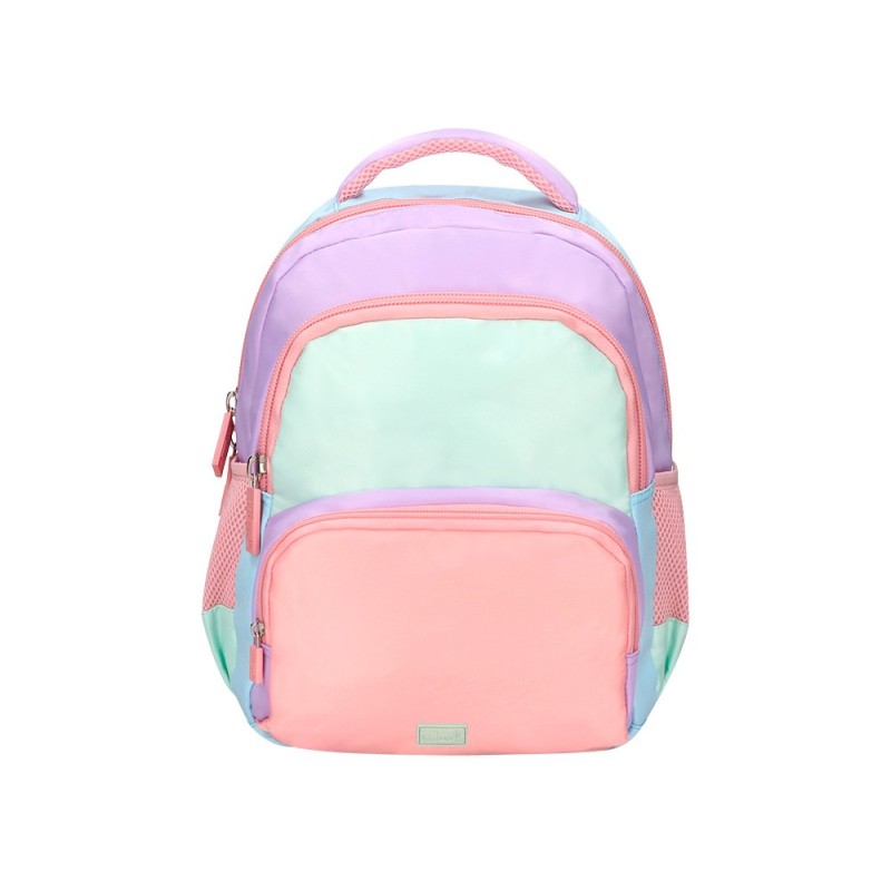 Cartera escolar liderpapel moc hila multibolsillo infantil azul rosa morado 350x110x270 mm Cartera escolar liderpapel moc hila multibolsillo infantil azul rosa morado 350x110x270 mm