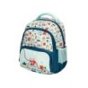 Cartera escolar liderpapel moc hila multibolsillo infantil cars azul 350x110x270 mm