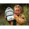 Cartera escolar liderpapel moc hila multibolsillo infantil cars azul 350x110x270 mm