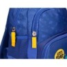 Cartera escolar liderpapel moc hila multibolsillo infantil dino azul 350x110x270 mm
