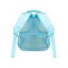 Cartera escolar liderpapel moc hila multibolsillo infantil flowers azul 350x110x270 mm