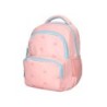 Cartera escolar liderpapel moc hila multibolsillo infantil rainbows rosa 350x110x270 mm