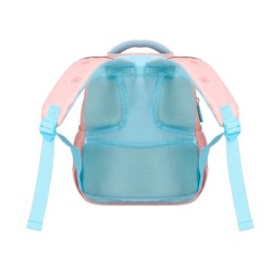 Cartera escolar liderpapel moc hila multibolsillo infantil rainbows rosa 350x110x270 mm