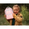 Cartera escolar liderpapel moc hila multibolsillo infantil rainbows rosa 350x110x270 mm