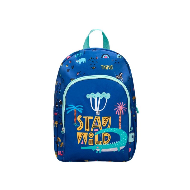 Cartera escolar liderpapel moc hila infantil safari diseño cocodrilo azul marino 330x100x250 mm Cartera escolar liderpapel moc hila infantil safari diseño cocodrilo azul marino 330x100x250 mm