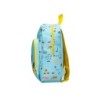 Cartera escolar liderpapel moc hila infantil safari diseño leon azul 330x100x250 mm