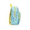 Cartera escolar liderpapel moc hila infantil safari diseño leon azul 330x100x250 mm