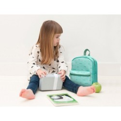 Cartera preescolar liderpapel mochila infantil diseño verde 250x115x210 mm