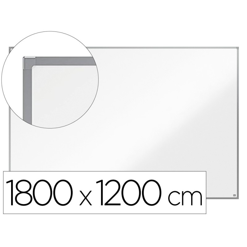 Pizarra blanca nobo essence acero vitrificado magnetica 1800x1200 mm Pizarra blanca nobo essence acero vitrificado magnetica 1800x1200 mm