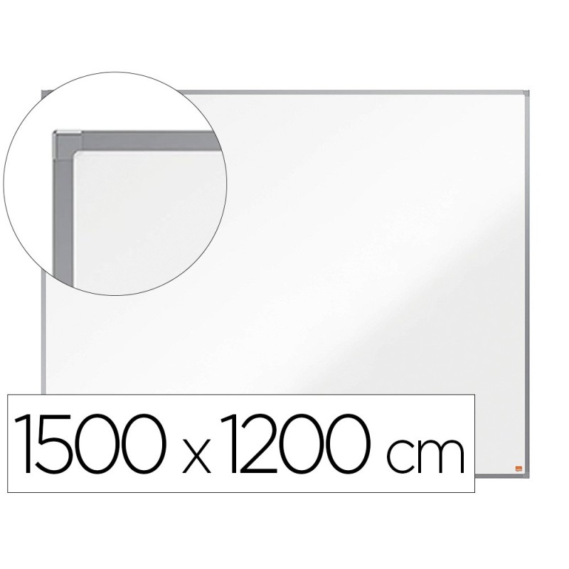 Pizarra blanca nobo essence acero vitrificado magnetica 1500x1200 mm Pizarra blanca nobo essence acero vitrificado magnetica 1500x1200 mm
