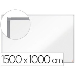 Pizarra blanca nobo essence acero vitrificado magnetica 1500x1000 mm