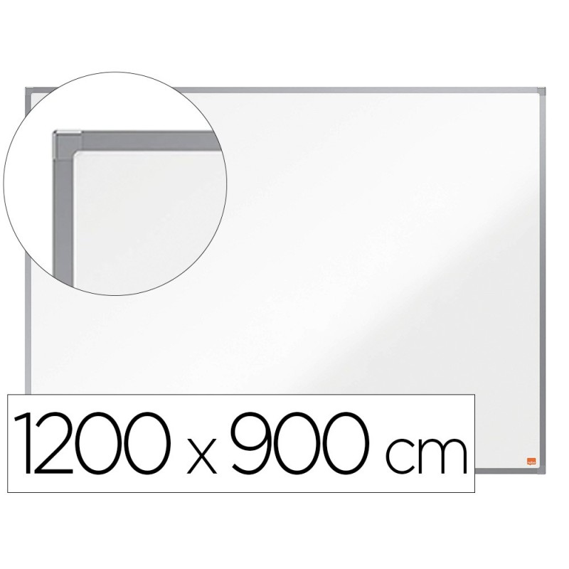 Pizarra blanca nobo essence acero vitrificado magnetica 1200x900 mm Pizarra blanca nobo essence acero vitrificado magnetica 1200x900 mm