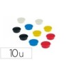 Iman para sujecion nobo 13 mm diametro caja de 10 unidades colores surtidos