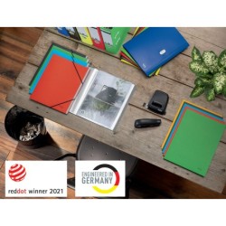 Carpeta leitz recycle gomas din a4 carton reciclable 100% verde