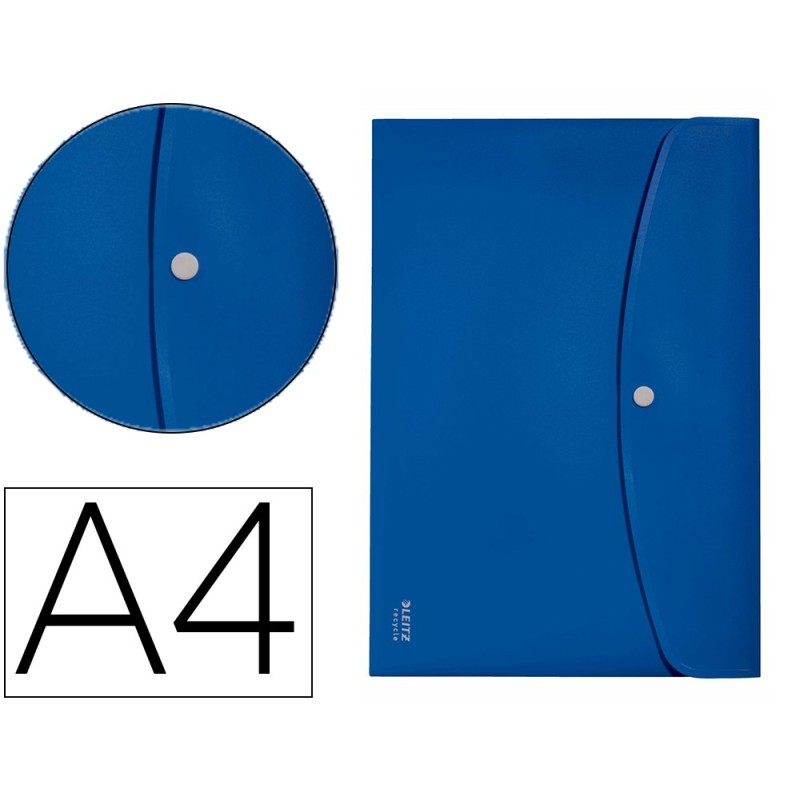 Carpeta leitz recycle portadocumentos broche din a4 polipropileno azul Carpeta leitz recycle portadocumentos broche din a4 polipropileno azul