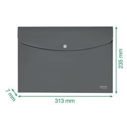 Carpeta leitz recycle portadocumentos broche din a4 polipropileno azul