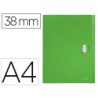 Carpeta de proyectos leitz recycle din a4 polipropileno lomo 38 mm verde