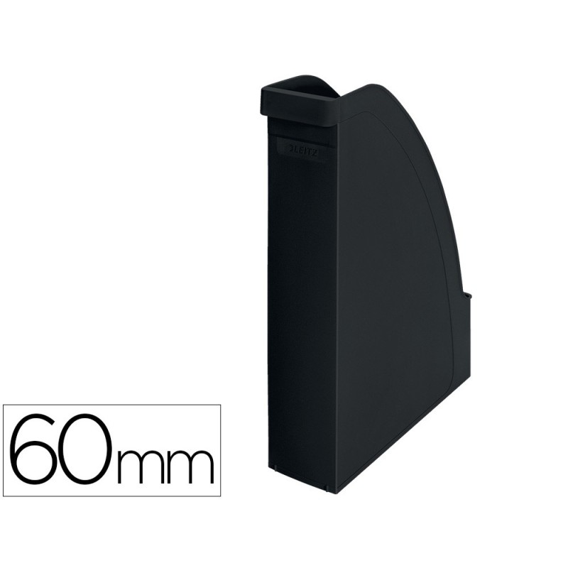 Revistero leitz recycle plastico lomo 60 mm negro 78x308x278 mm Revistero leitz recycle plastico lomo 60 mm negro 78x308x278 mm