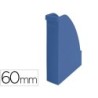 Revistero leitz recycle plastico lomo 60 mm azul 78x308x278 mm