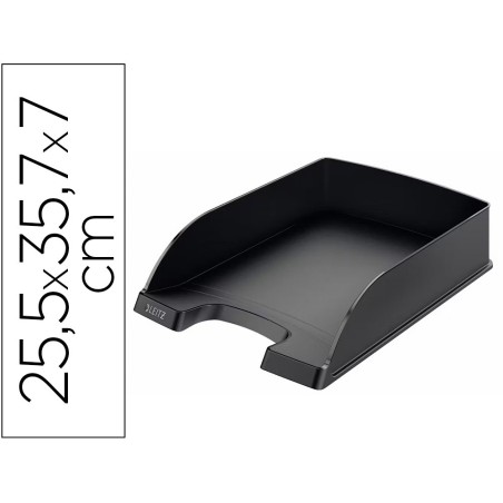 Bandeja sobremesa plastico leitz recycle negro 255x357x70 mm
