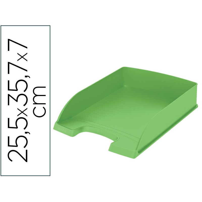 Bandeja sobremesa plastico leitz recycle verde 255x357x70 mm Bandeja sobremesa plastico leitz recycle verde 255x357x70 mm