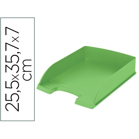 Bandeja sobremesa plastico leitz recycle verde 255x357x70 mm