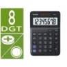 Calculadora casio ms-8f sobremesa 8 digitos tax /- color negro
