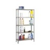 Estanteria metalica simonrack kit maderclick mini 5/400 color gris/madera 5 estantes 150 kg por estante 180x80x40cm