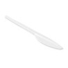 Cuchillo de plastico blanco reutilizable paquete de 100 unidades