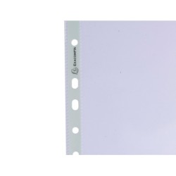 Funda multitaladro exacompta reciclada polipropileno 60 mc din a4 piel de naranja caja de 100 unidades