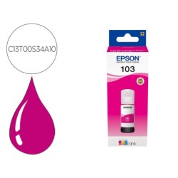 Tinta epson ecotank 103 l3110/3150/3151/5190 magenta botella de 65 ml