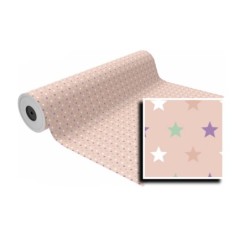 Papel de regalo basika in2104-d bobina ancho 31 cm longitud 85 m peso 2 kg gramaje 60 gr
