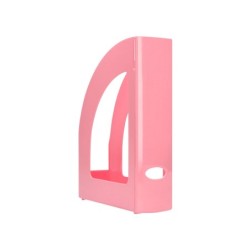 Revistero plastico q-connect color rosa pastel 320x250x80 mm