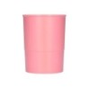 Cubilete portalapices q-connect rosa pastel opaco plastico diametro 75 mm alto 100 mm