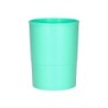 Cubilete portalapices q-connect verde menta pastel opaco plastico diametro 75 mm alto 100 mm