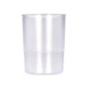 Cubilete portalapices q-connect transparente plastico diametro 75 mm alto 100 mm