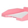 Bandeja sobremesa plastico q-connect rosa pastel opaco 240x70x340 mm