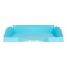 Bandeja sobremesa plastico q-connect celeste opaco 240x70x340 mm