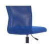 Silla q-connect oficina parma malla sin reposabrazos alt max 990 anc 480 prof 590 color azul